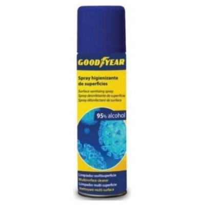 GOODYEAR SPRAY HIGIENIZANTE DE SUPERFICIES ALCOHOLICO. 500ml. en Huesoi