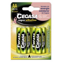 BLISTER 4+2 PILAS SUPER ALKALINAS LR6 - E91 /AA) CANCER MAMA CEGASA 329058 (Espera 4 dias) en Huesoi