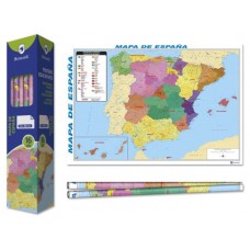 Bismark Poster Mapa de España 70 x 100 сm (Espera 4 dias) en Huesoi