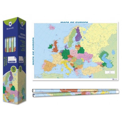Bismark Poster Mapa de Europa 70 x 100 сm (Espera 4 dias) en Huesoi