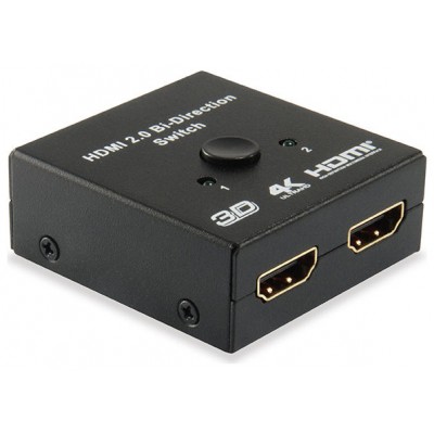 SWITCH SELECTOR HDMI BIDIRECIONAL EQUIP 2 ENTRADAS 1 en Huesoi