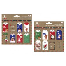 SET 8 TARJETAS COLGANTES NAVIDAD BISMARK 332872 (Espera 4 dias) en Huesoi
