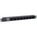 REGLETA ALIMENTACION RACK 19" 1U 8 TOMAS en Huesoi