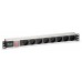 EQUIP REGLETA ALIMENTACION ALUMINIO RACK 19" 1U 8 TOMAS CON INTERRUPTOR en Huesoi