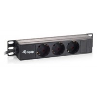 REGLETA ALIMENTACION RACK 10" 3 TOMAS 1U en Huesoi