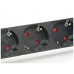 Equip 333304, Vertical, Aluminio, Negro, Plata, 3 en Huesoi