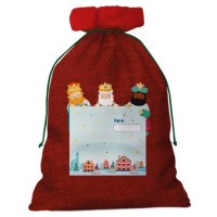 SACO REGALOS REYES MAGOS GRANDE 49X69 CM BISMARK 333594 (Espera 4 dias) en Huesoi