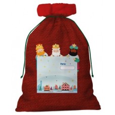 SACO REGALOS REYES MAGOS GRANDE 49X69 CM BISMARK 333594 (Espera 4 dias) en Huesoi