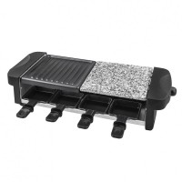 RACLETTE GRILL Y PIEDRA KUKEN RECTANGULAR 1200W en Huesoi