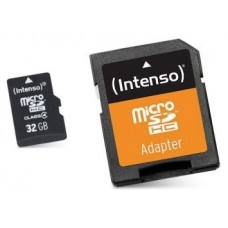 Intenso 3413480 Micro SD clase 10 32GB c/adapt en Huesoi