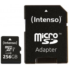 Intenso 3423492 Micro SD UHS-I Premium 256G c/adap en Huesoi