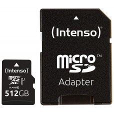 Intenso 3423493 Micro SD UHS-I Premium 512G c/adap en Huesoi