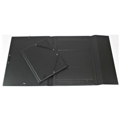 CARPETA FORMATO FOLIO GOMAS Y SOPALAS PVC NEGRA IBERPLAS 343CS00 (Espera 4 dias) en Huesoi