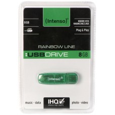 Intenso 3502460 Lápiz USB 2.0 Rainbow 8GB Verde en Huesoi
