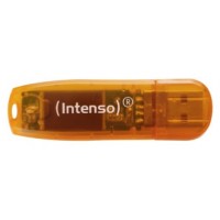 Intenso 3502490 Lápiz USB 2.0 Rainbow 64GB Naranja en Huesoi