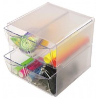 ORGANIZADOR MODULAR CON CUATRO CAJONES DE 16,5X7X7 TRANSPARENTE DEFLECTO 350301 (Espera 4 dias) en Huesoi