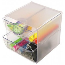 ORGANIZADOR MODULAR CON CUATRO CAJONES DE 16,5X7X7 TRANSPARENTE DEFLECTO 350301 (Espera 4 dias) en Huesoi