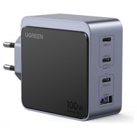 Ugreen Nexode S 100W 4-Port GaN Fast Charger EU gray Ordenador port&aacute;til, Tel&eacute;fono m&oacute;vil, Port&aacute;til, Bater&iacute;a port&aacute;til, Tableta Gris Corriente alterna Interior (Espera 4 dias) en Huesoi