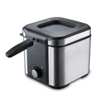 FREIDORA KUKEN CAPACIDAD 1.5L ACERO INOX CUERPO Y TAPA en Huesoi