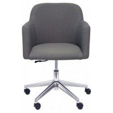 PIQUERAS Y CRESPO NOWY STYL Sillon Athena giratorio tapizado era gris en Huesoi