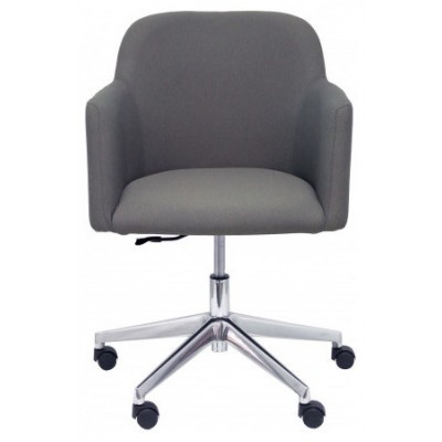 PIQUERAS Y CRESPO NOWY STYL Sillon Athena giratorio tapizado era gris en Huesoi