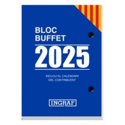 BLOC 2025 BUFFET CATALAN INGRAF 355434 (Espera 4 dias) en Huesoi