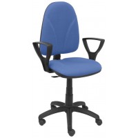PIQUERAS Y CRESPO Silla Algarra CP bali azul marino brazos fijos en Huesoi