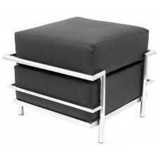 PIQUERAS Y CRESPO Reposapies sofa similpiel negro ¡Ultimas unidades!! en Huesoi