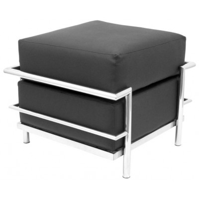 PIQUERAS Y CRESPO Reposapies sofa similpiel negro ¡Ultimas unidades!! en Huesoi