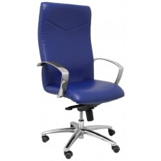 PIQUERAS Y CRESPO Sillon Caudete similpiel azul en Huesoi