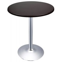 PIQUERAS Y CRESPO Mesa de vending Altarejos base cromada y tablero 60cm negro ¡Ultimas unidades!! en Huesoi