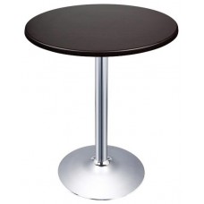 PIQUERAS Y CRESPO Mesa de vending Altarejos base cromada y tablero 60cm negro ¡Ultimas unidades!! en Huesoi