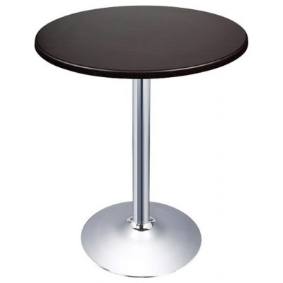 PIQUERAS Y CRESPO Mesa de vending Altarejos base cromada y tablero 60cm negro ¡Ultimas unidades!! en Huesoi