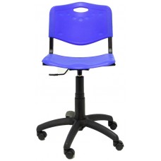PIQUERAS Y CRESPO Silla Robledo giratoria azul en Huesoi