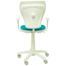 PIQUERAS Y CRESPO Silla juvenil Ministyle blanca micro azul ¡Ultimas unidades!! en Huesoi