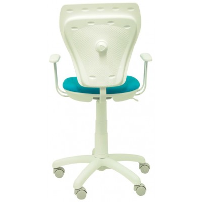 PIQUERAS Y CRESPO Silla juvenil Ministyle blanca micro azul ¡Ultimas unidades!! en Huesoi