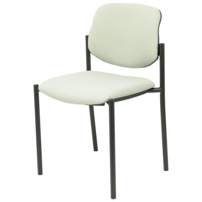 PIQUERAS Y CRESPO NOWY STYL Silla fija Styl bali gris claro chasis negro en Huesoi