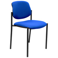 PIQUERAS Y CRESPO NOWY STYL Silla fija Styl bali azul marino chasis negro en Huesoi