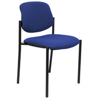 PIQUERAS Y CRESPO NOWY STYL Silla fija Styl bali azul chasis negro en Huesoi