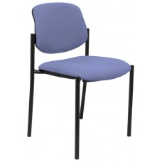 PIQUERAS Y CRESPO NOWY STYL Silla fija Styl bali azul claro chasis negro en Huesoi