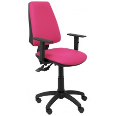 PIQUERAS Y CRESPO Silla Elche S similpiel rosa brazos regulables en Huesoi