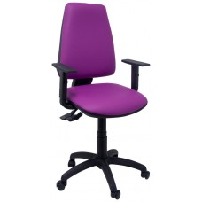 PIQUERAS Y CRESPO Silla Elche S similpiel morado brazos regulables en Huesoi
