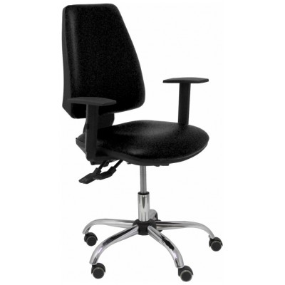 PIQUERAS Y CRESPO Silla Elche S 24 horas similpiel negro en Huesoi