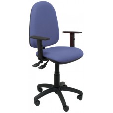 PIQUERAS Y CRESPO Silla Tribaldos azul claro con brazos regulables en Huesoi