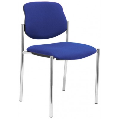 PIQUERAS Y CRESPO NOWY STYL Silla fija Styl bali azul chasis cromo en Huesoi