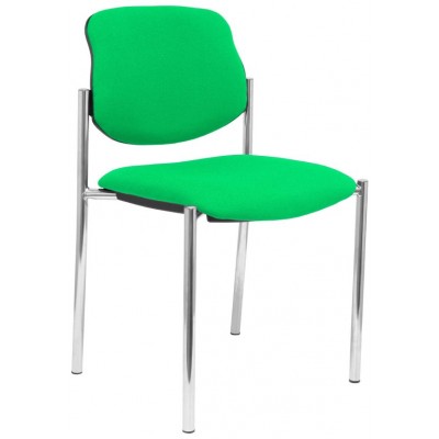 PIQUERAS Y CRESPO NOWY STYL Silla fija Styl bali verde chasis cromo en Huesoi