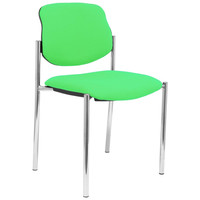 PIQUERAS Y CRESPO NOWY STYL Silla fija Styl bali pistacho chasis cromo en Huesoi