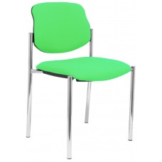 PIQUERAS Y CRESPO NOWY STYL Silla fija Styl bali pistacho chasis cromo en Huesoi