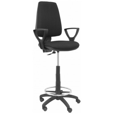 PIQUERAS Y CRESPO Taburete Elche CP brazos golf bali color negro en Huesoi