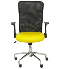 PIQUERAS Y CRESPO Silla Minaya similpiel amarillo en Huesoi